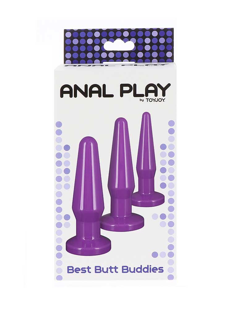 Best Butt Buddies Anal Set Purple By ToyJoy
