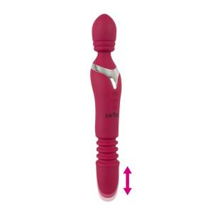 27.0cm Javida Thrusting & Warming Silicone Wand Vibrator Orion