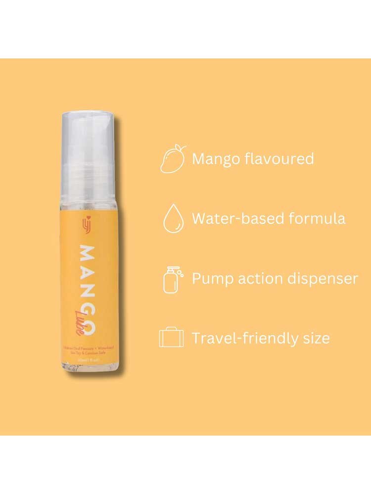 Mango Flavoured Waterbased Lubricant 30ml Loving Joy