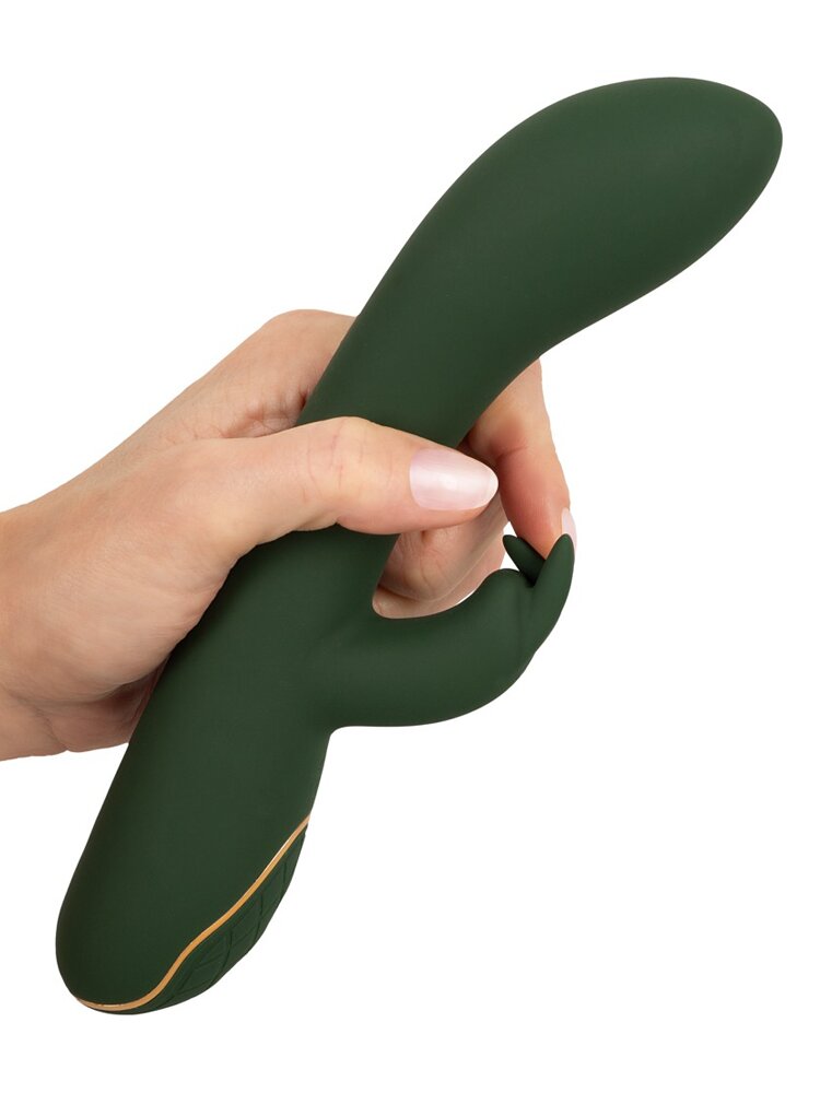23.0cm Emerald Love Luxurious Slicone Rabbit Vibrator Orion