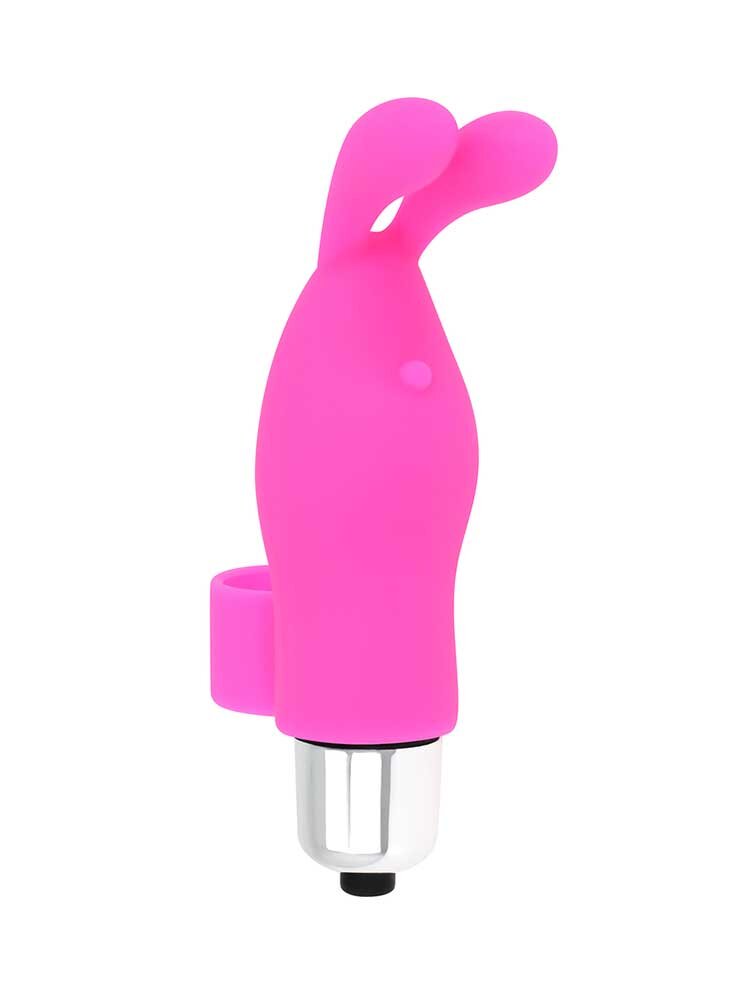 OHMama! Rabbit Finger Clitoral Vibrator Neon Pink DreamLove