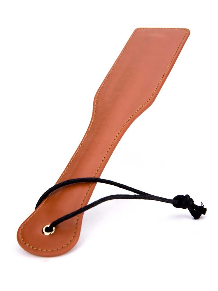 32.0cm Elite Blaze Paddle Cognac Vegan Leather Dream Toys