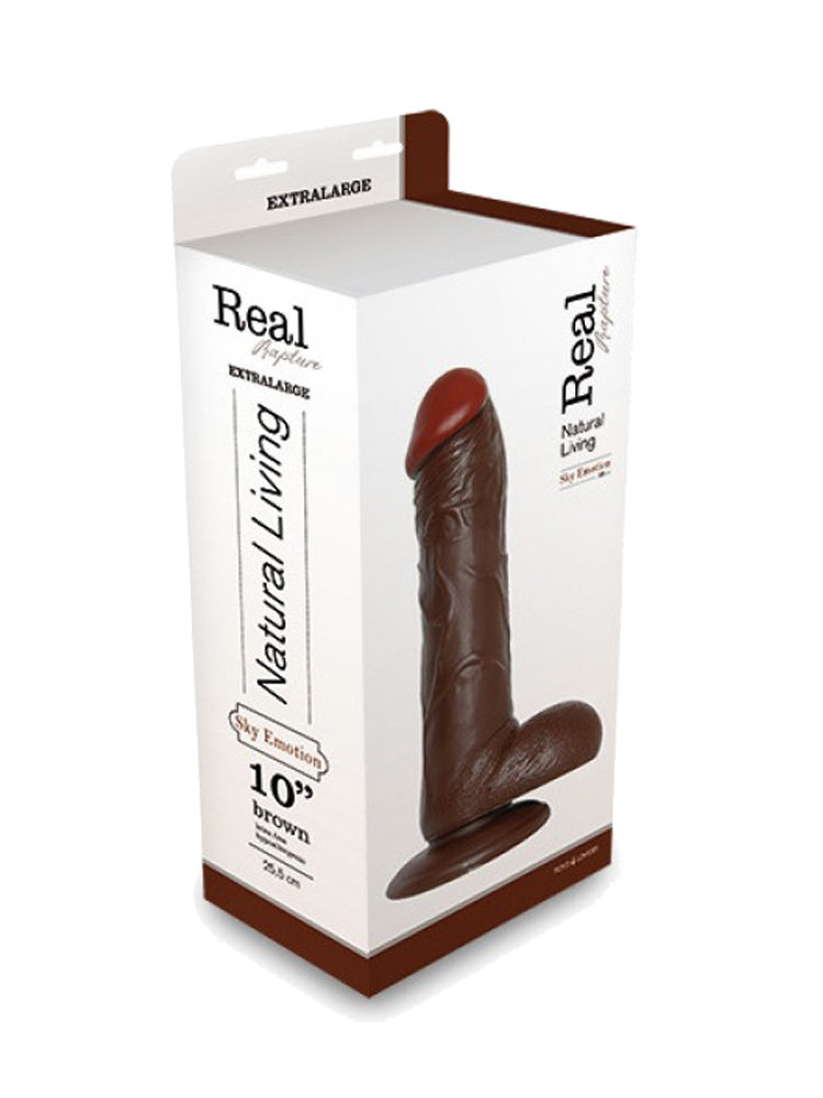 Real Rapture Dildo 25.50cm Brown by Toyz4Lovers