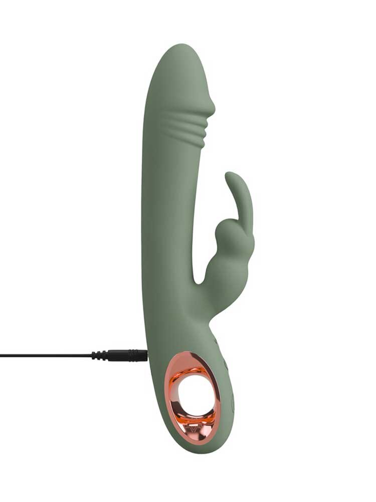 21.3cm Slim Rabbit Olive Rabbit Vibrator You2Toys