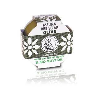 Bee Soap Olive With Bio Thyme Honey & Bio Olive Oil 80g Melira