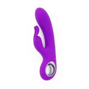 Happiness Rabbit Vibrator Sexentials 19cm Purple by ToyJoy