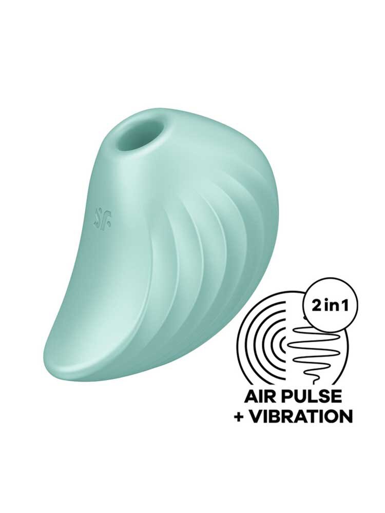 Pearl Diver Air Pulse Stimulator & Vibration Green by Satisfyer