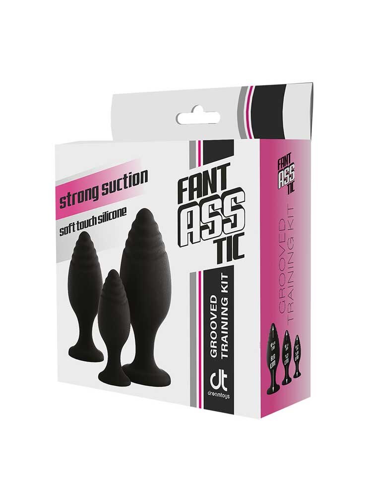 FantASStic Grooved Training Set with Suction Cup Black by Dream Toys