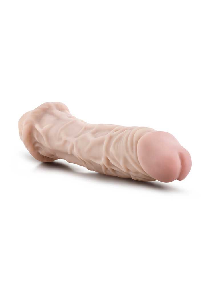 24.7cm Dr Skin Realistic Vibrator Vanilla Blush Novelties