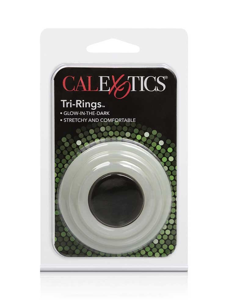 Tri-Rings Set of 3 White by CalExotics