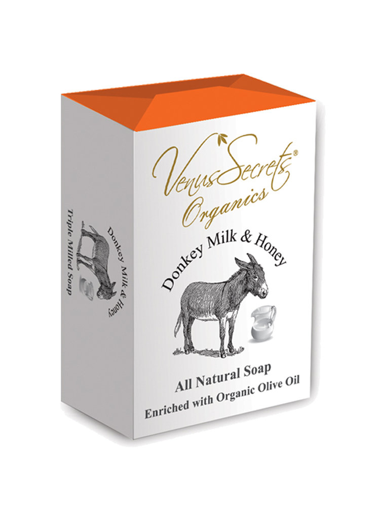 Σαπούνι με γάλα γαϊδάρας και μέλι από Venus Secrets Organics 150gr