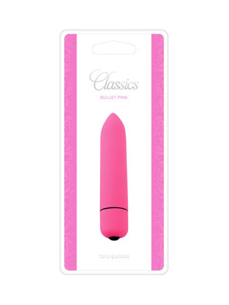 Classic Clitoral Bullet 9cm Pink by Toyz4Lovers