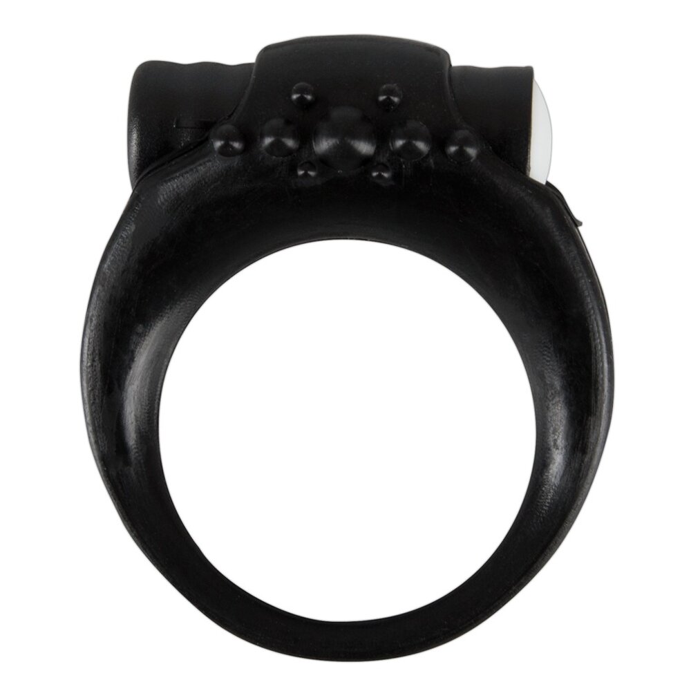 Silicone Vibrating Cock Ring Black Sweet Smile Orion