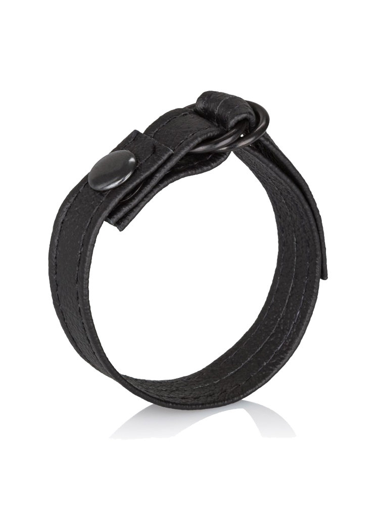 Leather Cinch Cock Ring by Calexotics