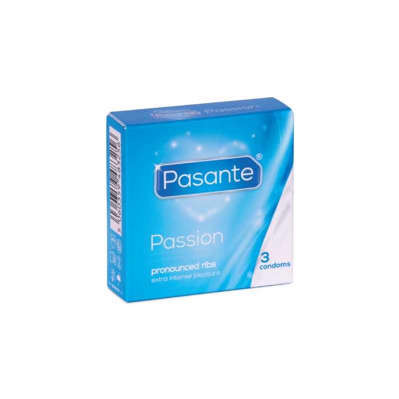 Passion Condoms 3 pack Pasante