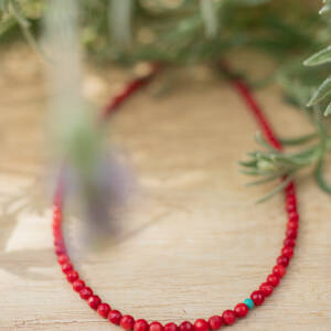 Coral Necklace by Cherry Anthie