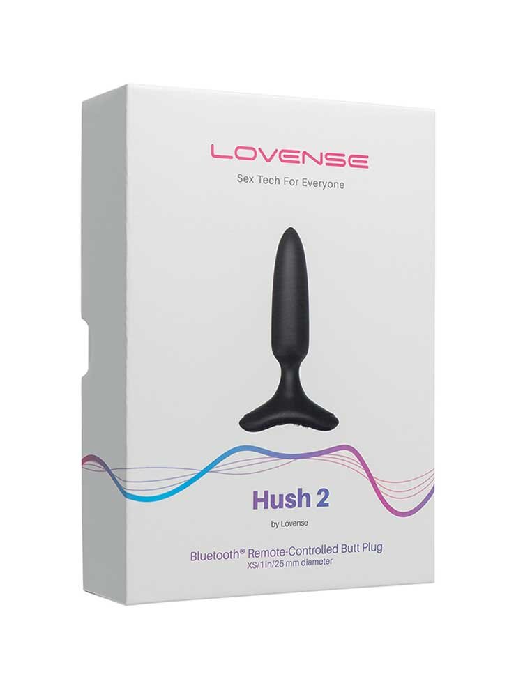 Hush 2 Remote Controlled Butt Plug XS 25mm Lovense
