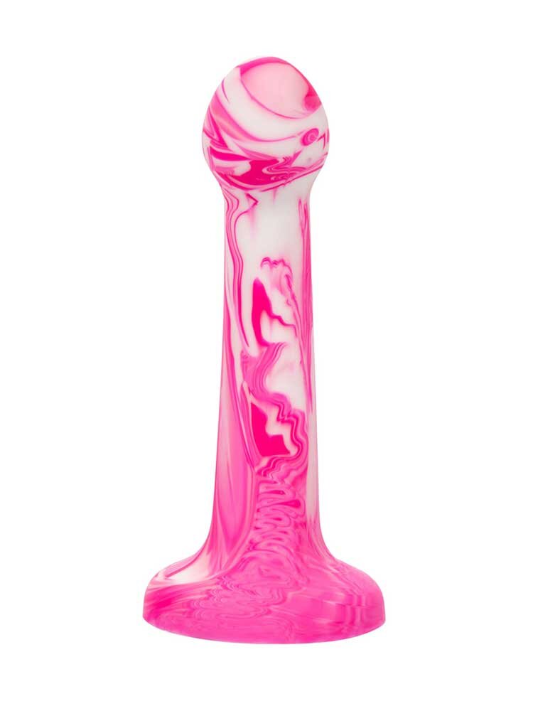 Twisted Bulb Tip Dildo Pink Calexotics