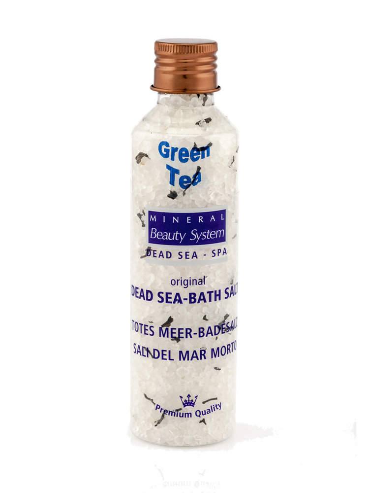 Aλατα μπάνιου από τη Νεκρά Θάλασσα με Πράσινο Τσάι 150gr by Mineral Beauty System