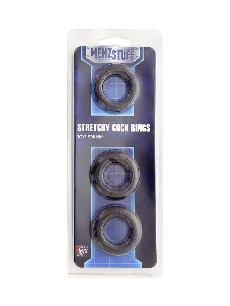 Stretchy Cock Rings Smokey Menzstuff by Dream Toys