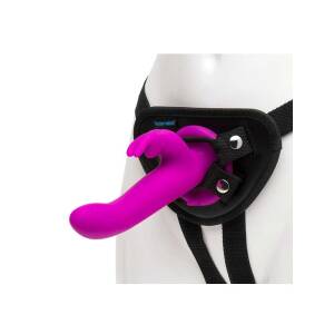 Vibrating Strap on Kit with Harness by Happy Rabbit