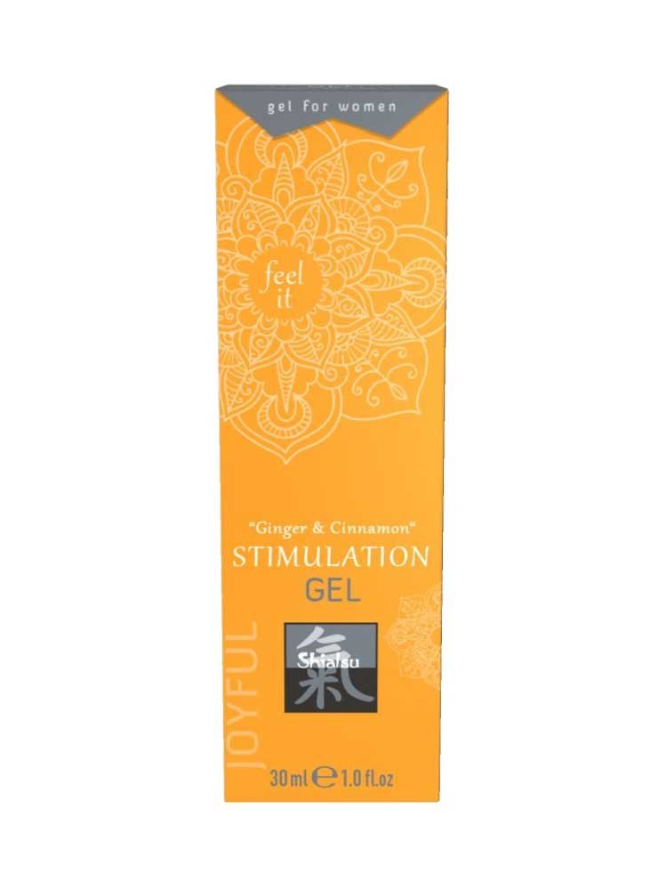 Joyful Stimulation Gel Ginger & Cinnamon 30ml by Shiatsu