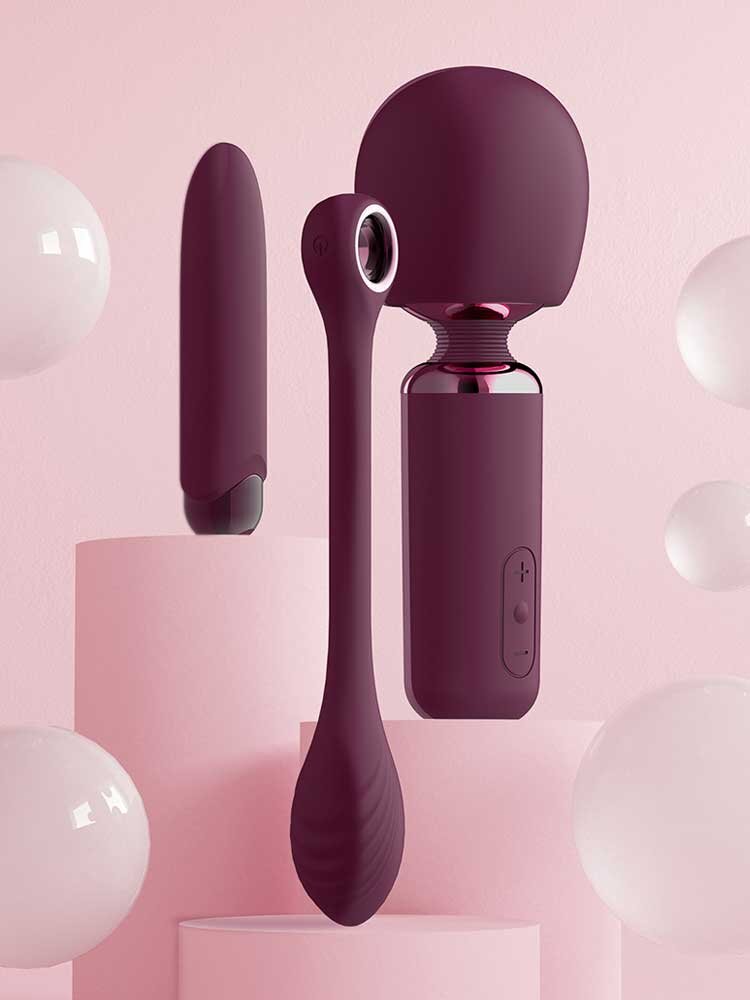 Glam Strong Bullet Vibrator Bordeaux by Dream Toys