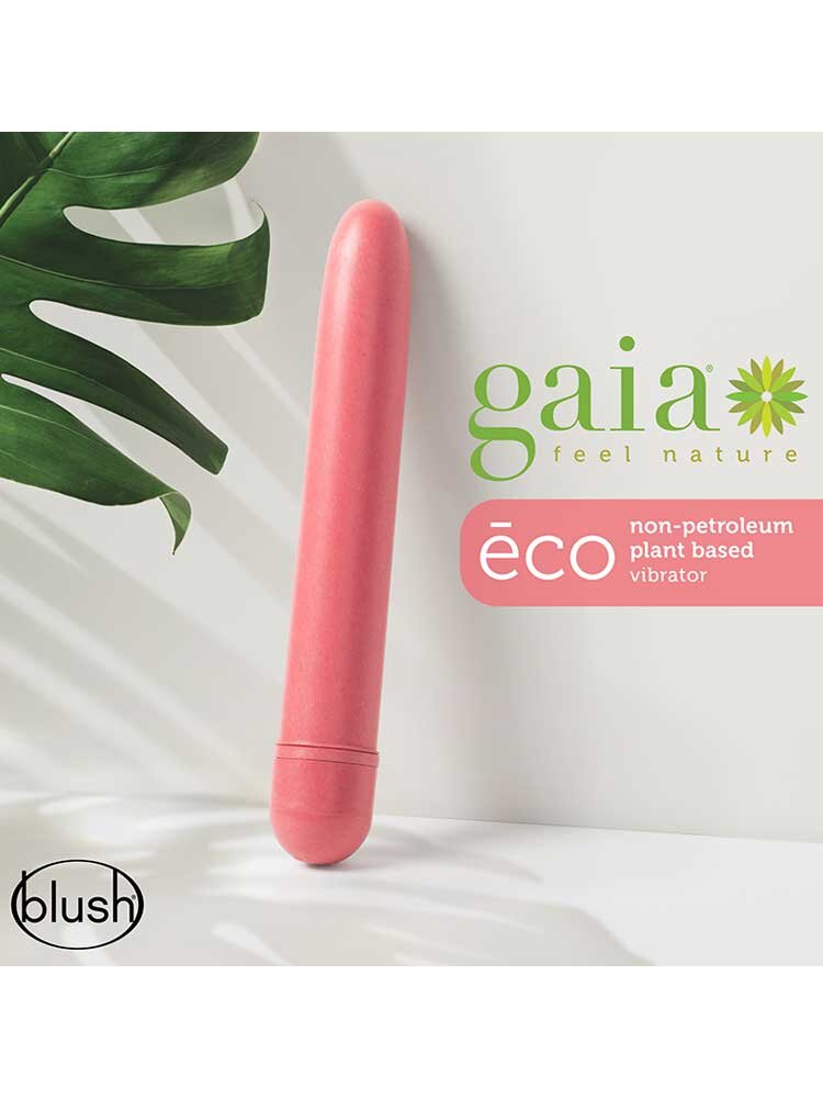 17.7cm Gaia Eco Classic Vibrator Pink Blush Novelties