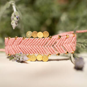 Pink Ariane gold bracelet