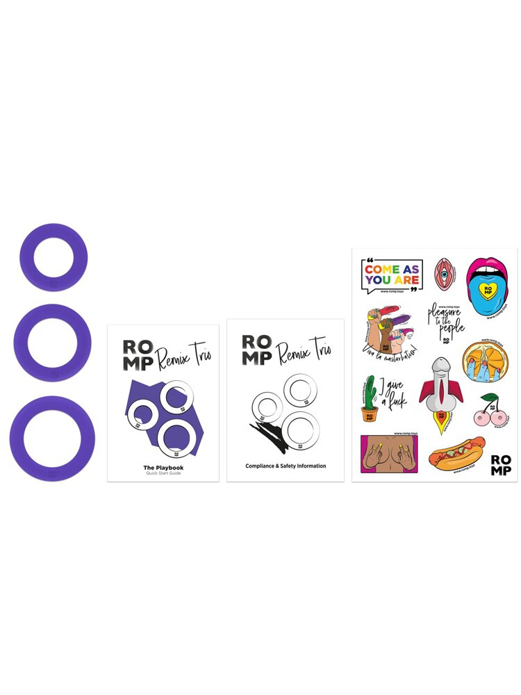 Remix Trio Penis Rings 'Triple the Thrill' Romp