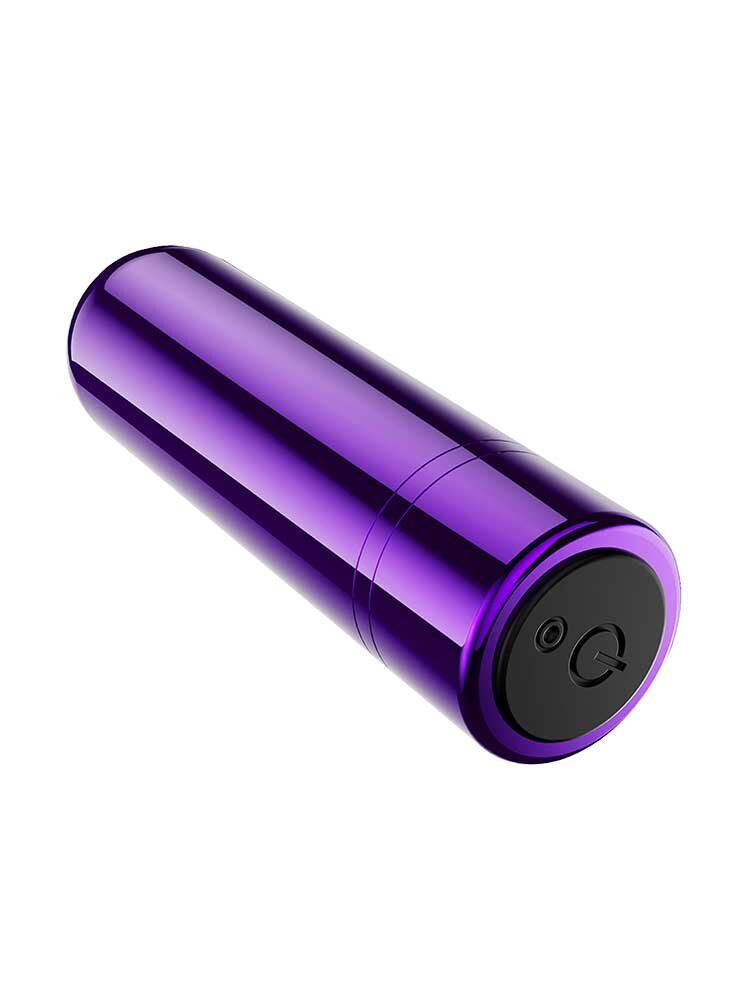 6.3cm Kool Vibes Rechargable Bullet Vibrator Purple Blush Novelties