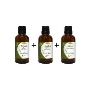 Anti-Age Power (Argan 30ml + Άγριο Τριαντάφυλλο 30ml + Jojoba 30ml) Nature & Body