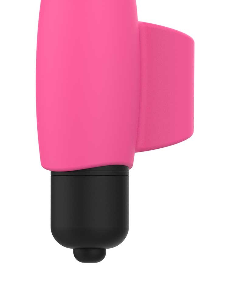 OHMama! Brush Finger Clitoral Vibrator Neon Pink DreamLove