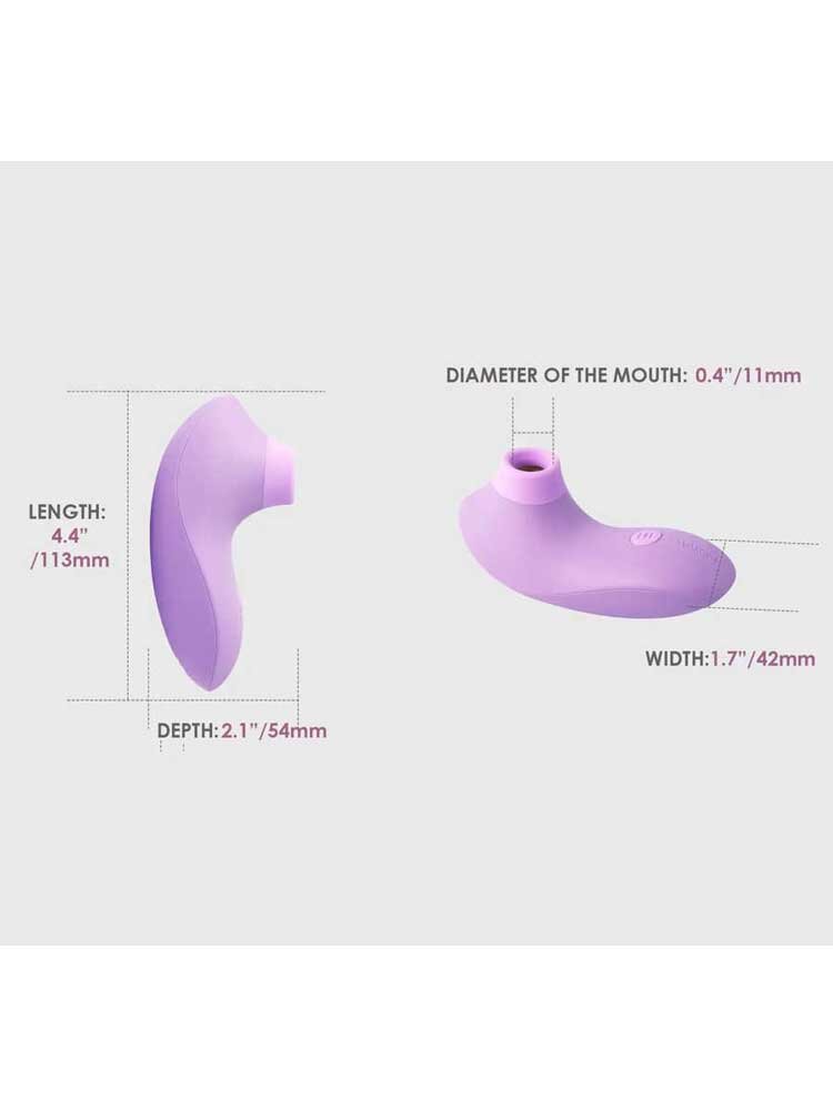 11.3cm Pulse Lite Neo Clitoral Stimulator Purple Svakom