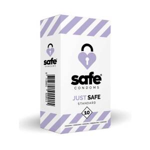 Just Safe Standard 10 Pack Safe Condoms