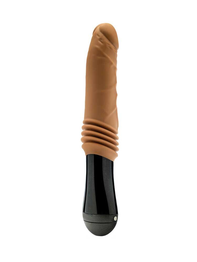 27.5cm Dr Arthur Realistic Thrusting Vibrator Vanilla Dr Skin Blush Novelties