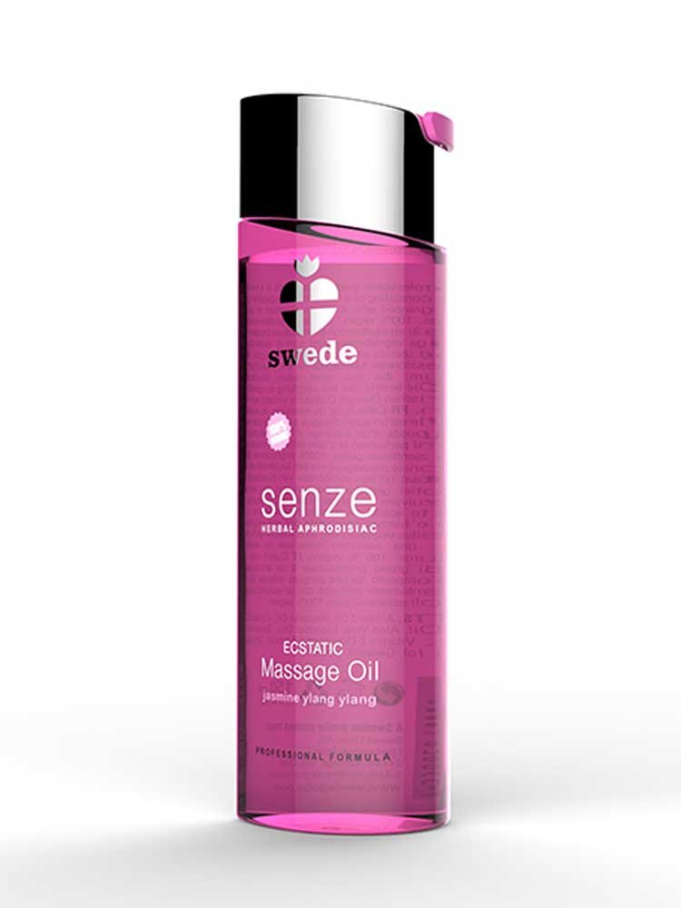 Senze Herbal Aphrodisiac Ecstatic Massage Oil 75ml Jasmine/Ylang-Ylang by Swede