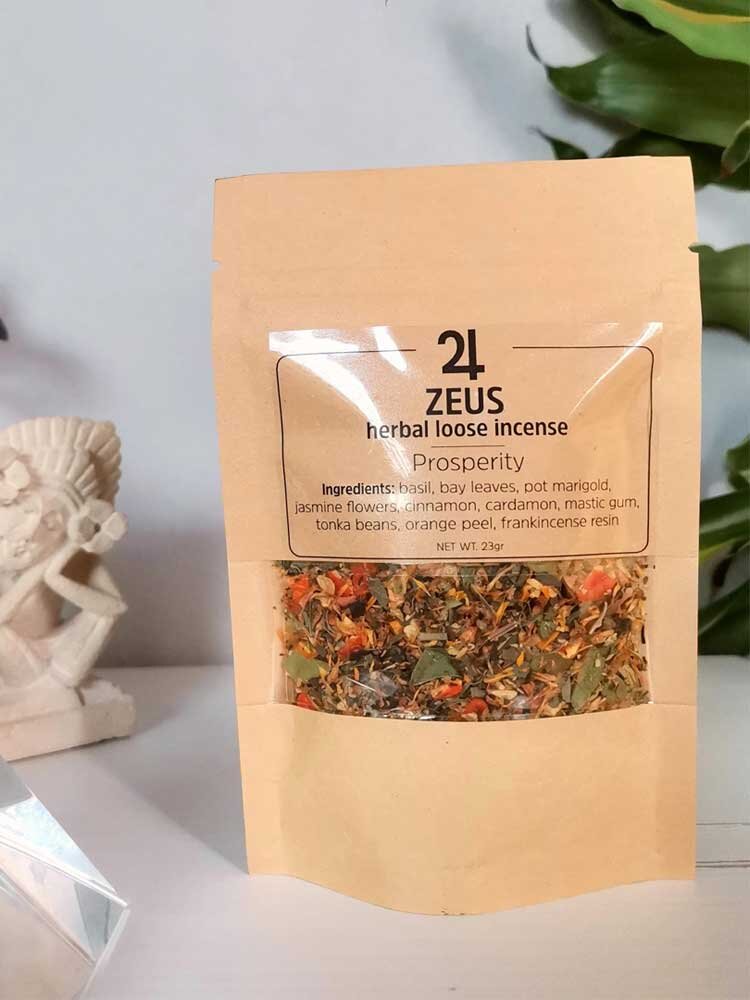 Βοτανικό θυμίαμα Δίας (Botanical incense Zeus) 23gr