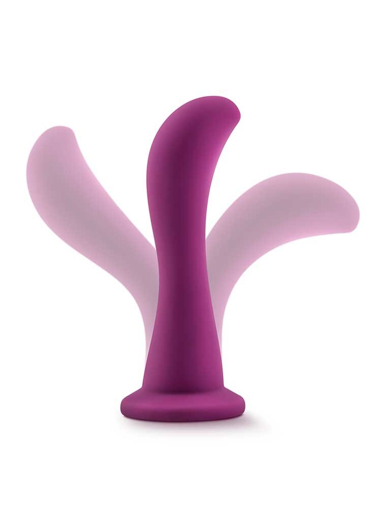 15.8cm Bellatrix Temptation Curved G-Spot Dildo Violet Blush Novelties