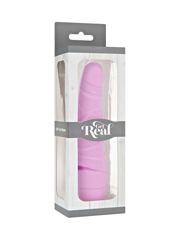 Get Real Slim Mini Realistic Vibrator 16cm Pink by ToyJoy