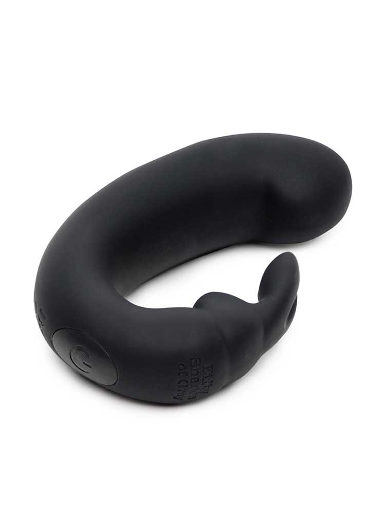 10.9cm G-Spot Rabbit Vibrator Black Fifty Shades of Grey