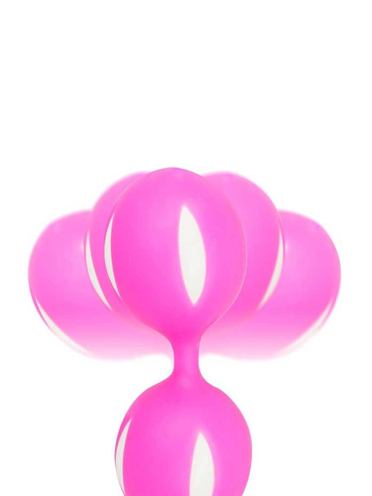 3.8cm Ø OHMama! Silicone Covered Love Balls Pink DreamLove