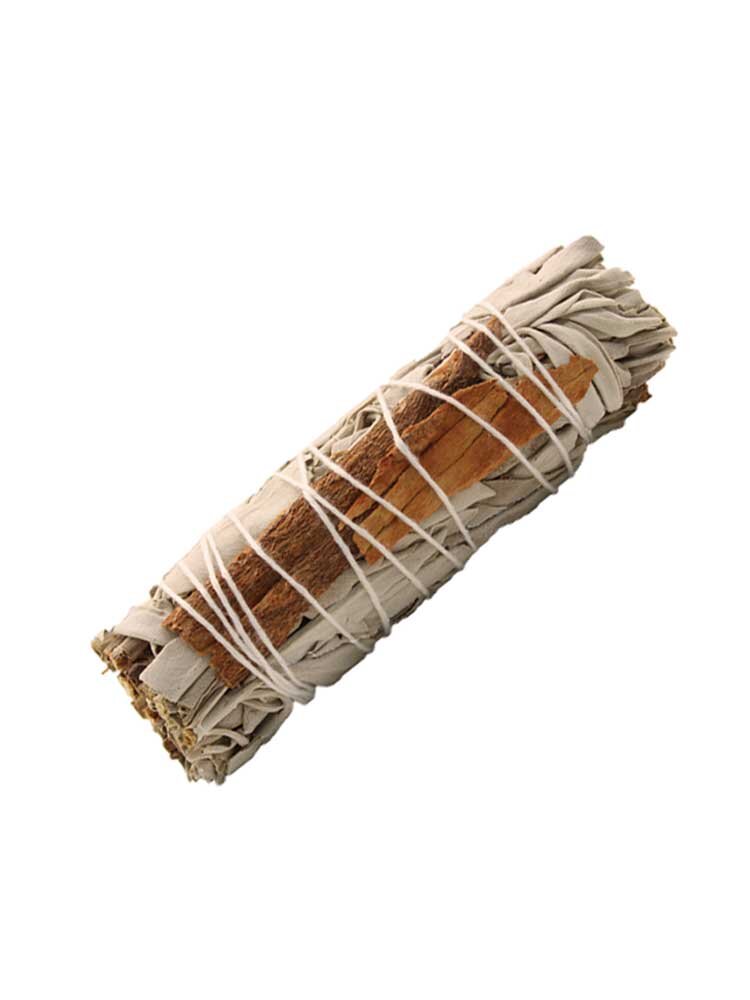 Smudge Sticks - White Sage & Cinnamon (τεμάχιο 35gr) Ancient Wisdom