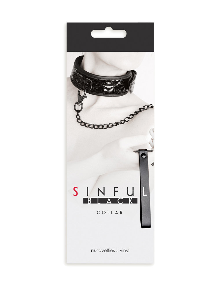 Sinful Black Collar Black by NS Novelties