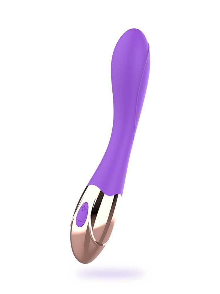 19.7cm Sunny Classic Silicone Vibrator WomanVibe Purple DreamLove