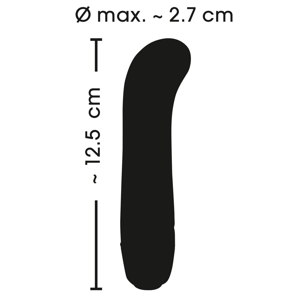 12.4cm Mini G-Spot Silicone Vibrator Purple Sweet Smile Orion
