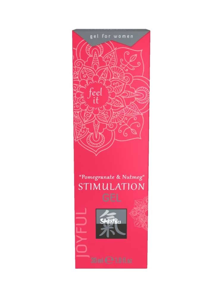 Joyful Stimulation Gel Pomegranate & Nutmeg 30ml by Shiatsu