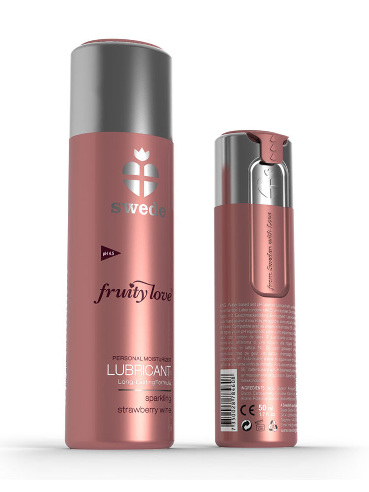 Fruity Love Lubricant 100ml Strawberry Wine by Swede