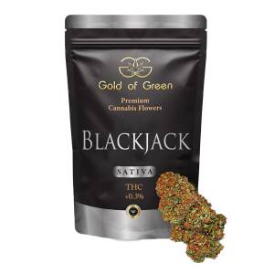 Black Jack Premium Sativa Flowers 1gr Gold of Green