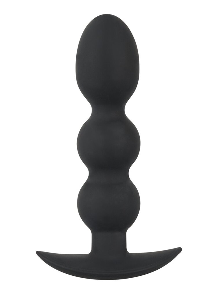 13.2cm Heavy Silicone Beads Black Velvets Orion